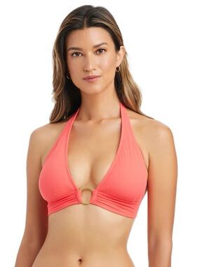 Bleu Rod Beattie Pique Ole Halter Bikini Top, Size 8!  NWT!!